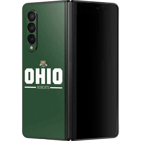 Ohio University Ohio Bobcats Logo Galaxy Z Fold3 5G Skin